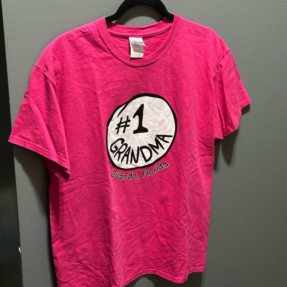 Pink #1 Grandma T-Shirt